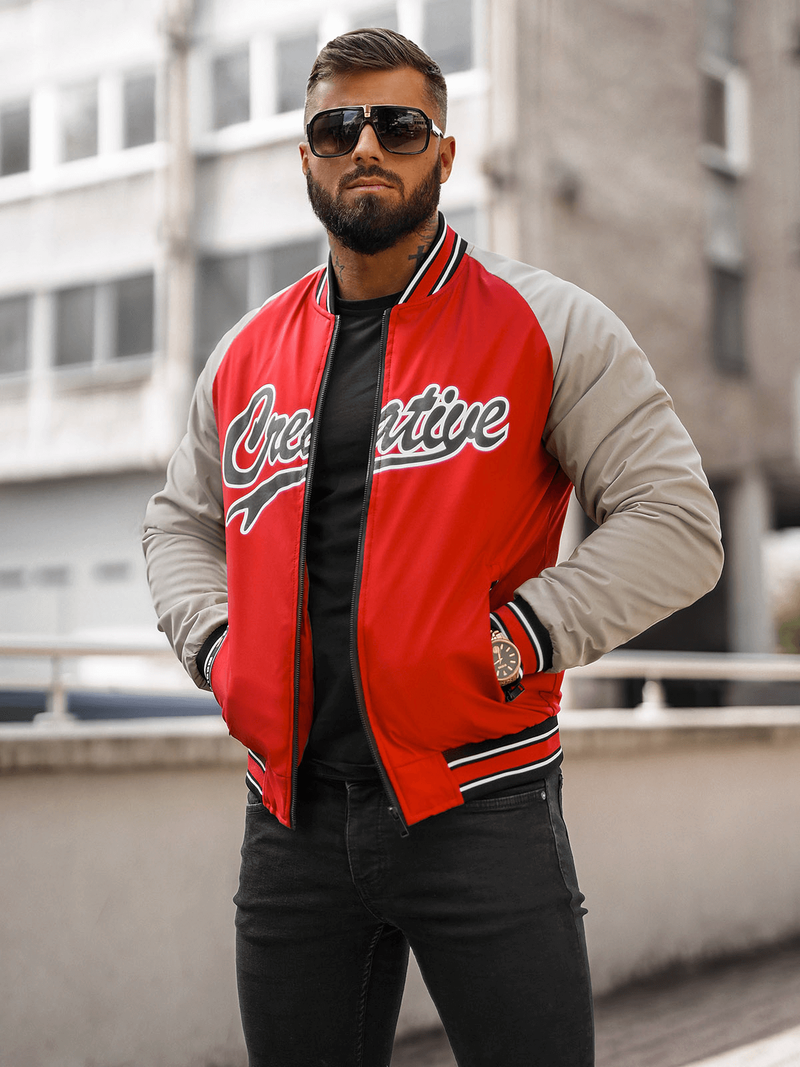 Куртка Чоловіча Червона OZONEE JS/84M3011/270Z