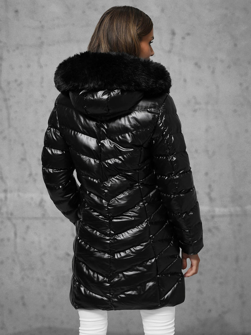 Куртка жіноча чорна OZONEE JS/5M3139/392A