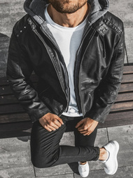 Куртка чоловіча Чорна OZONEE JB/JP1135Z