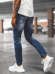 Spodnie jeansowe męskie niebieskie OZONEE NB/MP0054B