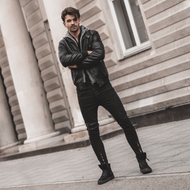 Куртка чоловіча Чорна OZONEE RF/HK01Z