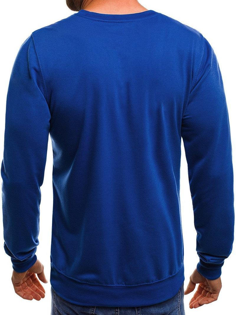 Bluza męska kobaltowa OZONEE JS/2018Z