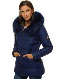 Kurtka zimowa damska granatowa OZONEE O/SW027/2