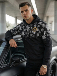 Толстовка чоловіча Чорна OZONEE O/B272Z