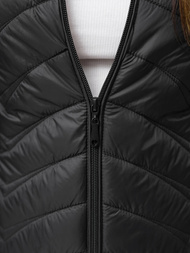 Kurtka damska pikowana czarna OZONEE JS/16M9238/392