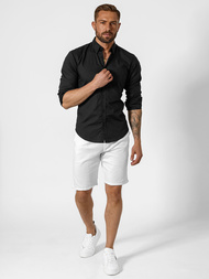 Spodenki męskie bermudy białe OZONEE TMK/DC809/2Z