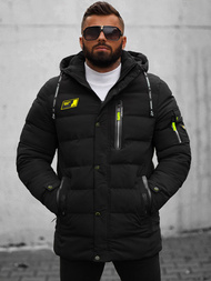 Kurtka zimowa męska czarna OZONEE JS/22M56/392