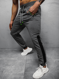 Spodnie dresowe męskie grafitowe OZONEE JS/68K10215