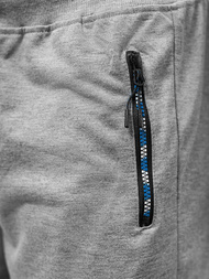 Spodenki dresowe męskie szare OZONEE JS/8K289