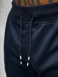 Spodnie dresowe męskie granatowe OZONEE JS/8K209