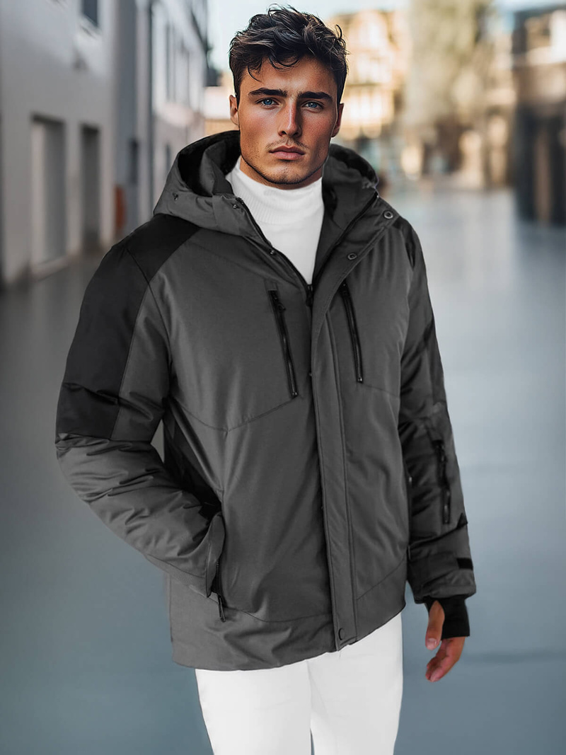 Куртка чоловіча графіт OZONEE JS/91M9902/105Z