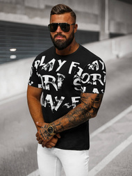 Футболка Чоловіча Чорна OZONEE O/8T1280/3