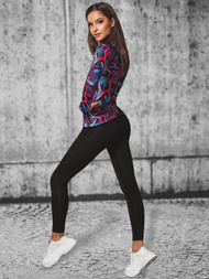 Жіночий спортивний костюм з двох частин Кольоровий OZONEE O/20452Z