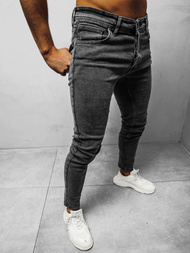 Spodnie jeansowe męskie grafitowe OZONEE E/1228SP