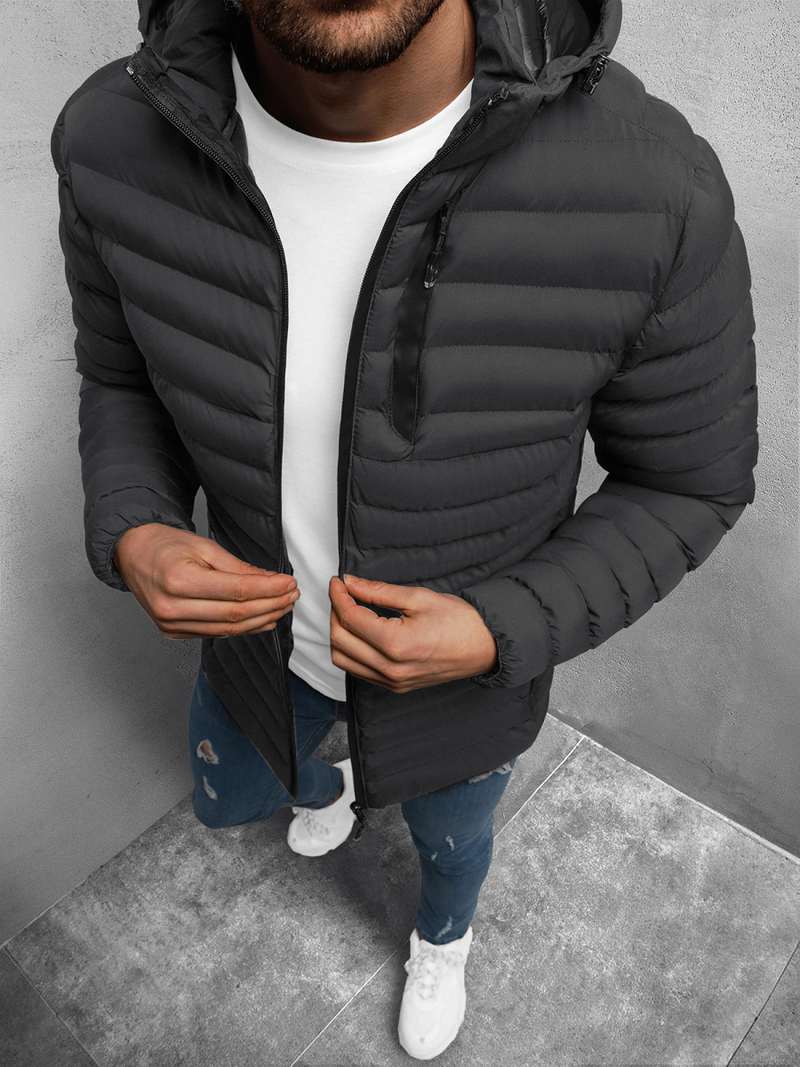 Куртка чоловіча Графітова OZONEE JS/M13057/105Z