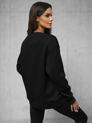 Bluza oversize czarna OZONEE O/SWE23055