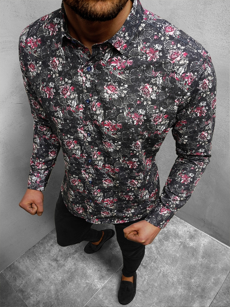 Koszula męska kolorowa OZONEE O/2322