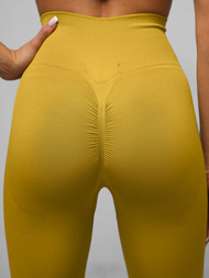 Legginsy damskie żółte OZONEE O/SY2325