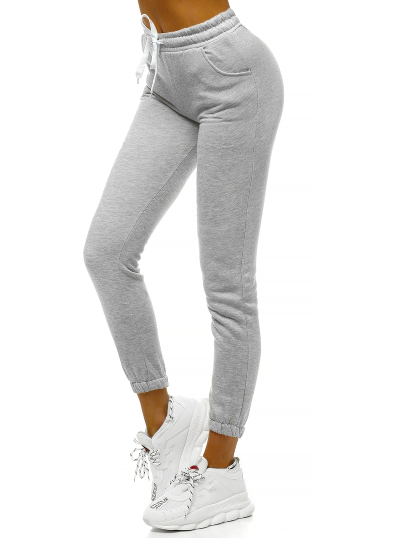 Spodnie dresowe damskie szare OZONEE JS/KSW5008