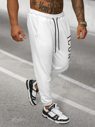 Spodnie dresowe męskie białe OZONEE O/D9125Z