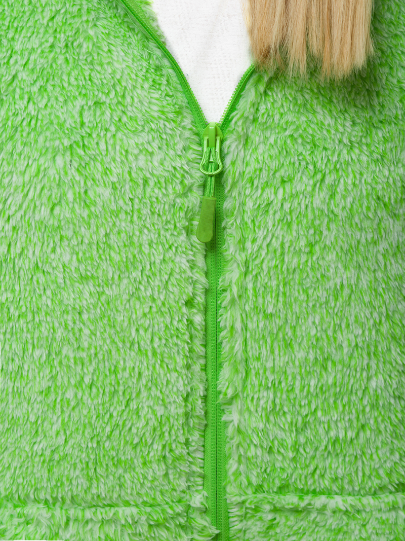 Bluza damska rozpinana z kapturem zielona OZONEE JS/HH010/52