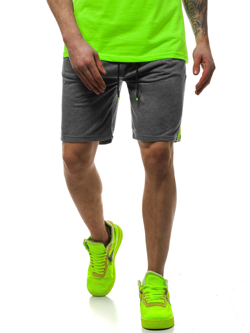 Spodenki męskie grafitowe OZONEE JS/KS2505