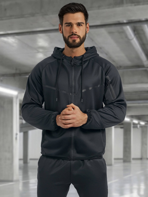 Komplet dresowy męski granatowy OZONEE JS/8C1966/25