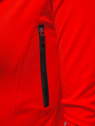 Bluza damska rozpinana czerwona OZONEE JS/HD153/5