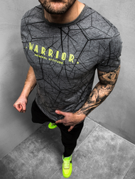 T-Shirt męski grafitowy OZONEE JS/SS10935Z
