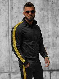 Чоловічий спортивний комплект чорний OZONEE O/3A163