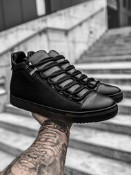 Снікерси високі Чорнi OZONEE G/222