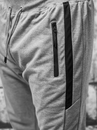 Spodnie dresowe męskie szare OZONEE JS/8K212B