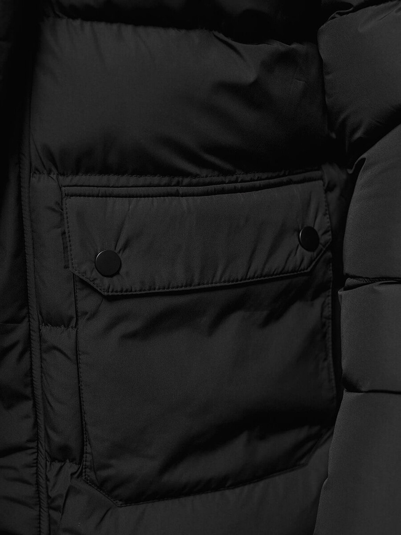 Kurtka męska pikowana czarna OZONEE JS/22M332/392