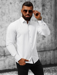 Класична сорочка чоловіча Бiла OZONEE O/V05