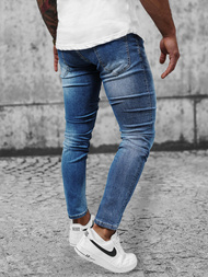 Spodnie jeansowe męskie jasno-niebieskie OZONEE NB/MP0021BCZ