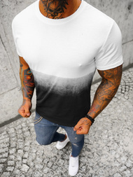T-Shirt męski biały OZONEE JS/8T93/1Z