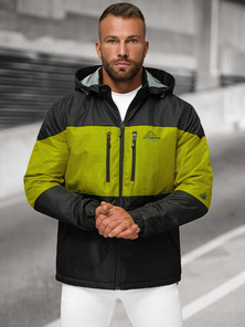 Kurtka męska przejściowa czarna OZONEE JS/22M310/392Z