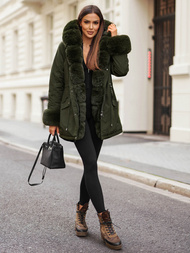 Куртка жіноча Зелена OZONEE JS/16M9062/136Z