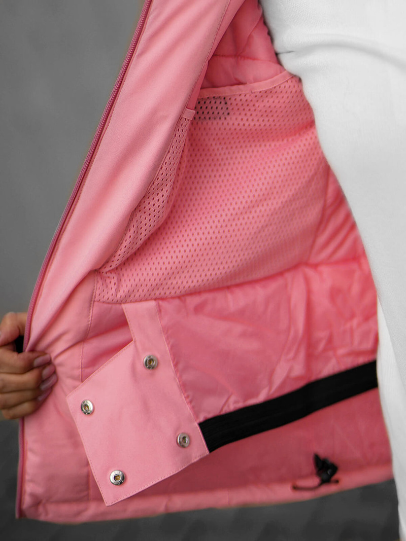 Kurtka damska zimowa jasno-różowa OZONEE JS/HH012/25Z