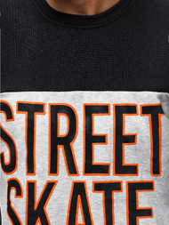 Bluza męska czarna OZONEE JS/KS1901Z