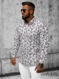 Koszula męska biała OZONEE O/V18