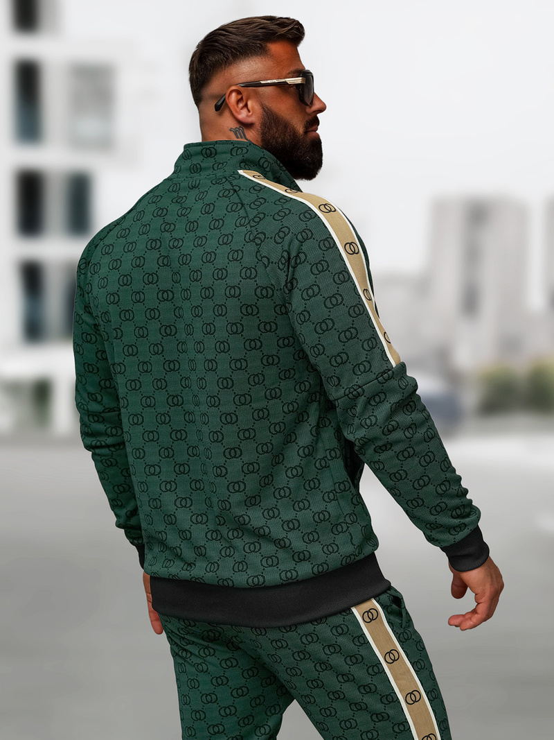 Спортивний костюм чоловічій Зелений OZONEE O/FF5110AB