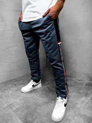 Spodnie dresowe męskie granatowe OZONEE JS/AM109Z