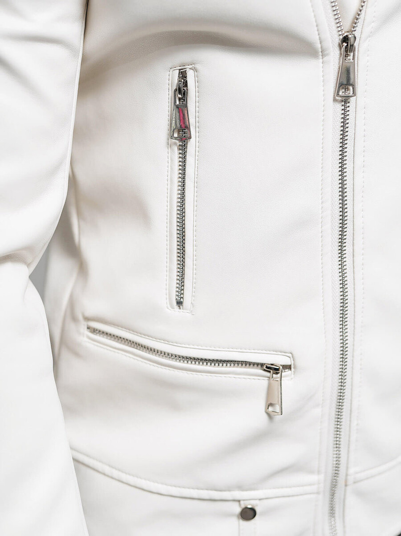 Чоловіча шкіряна куртка Бiла OZONEE O/88121