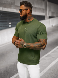 T-shirt męski khaki OZONEE O/L1451