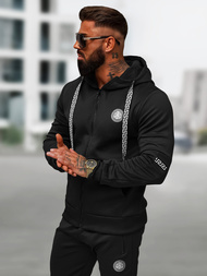 Спортивний костюм чоловічій чорний OZONEE O/LN11887