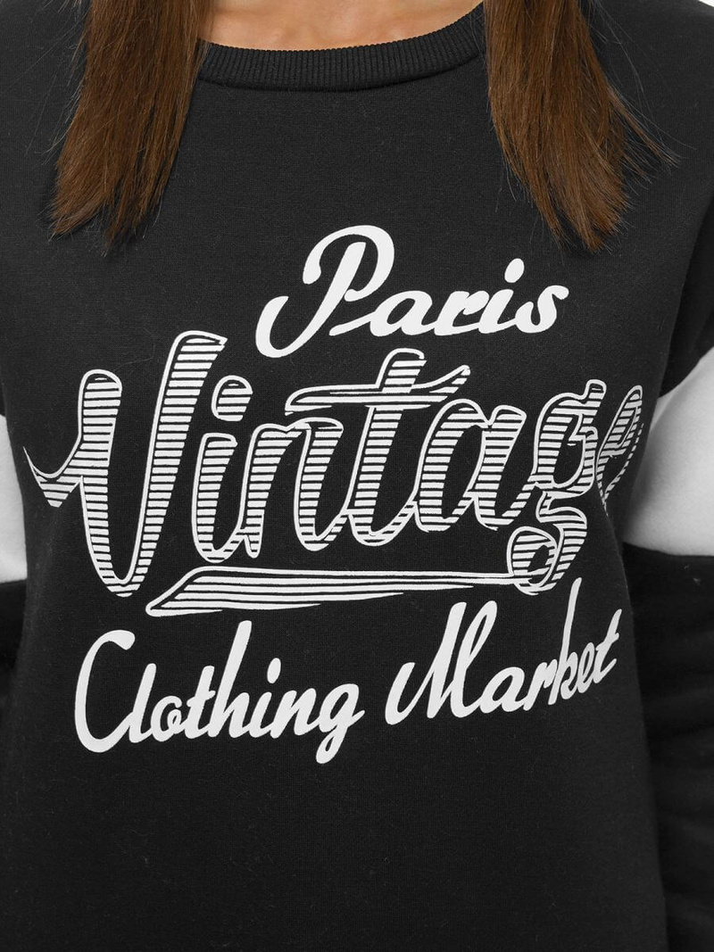 Bluza damska czarna OZONEE JS/B26004