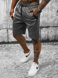 Spodenki dresowe męskie grafitowe OZONEE JS/8K929