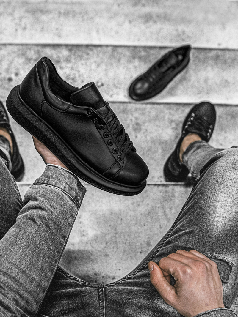 Sneakersy czarne OZONEE CH/257