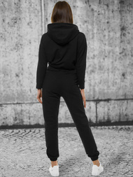 Komplet dresowy dwuczęściowy czarny OZONEE O/12108